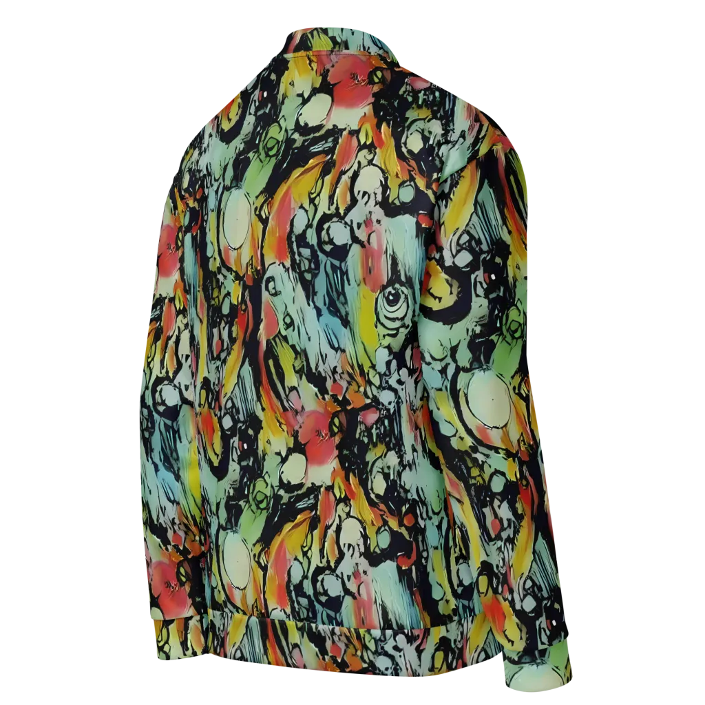 Chromatic Menagerie on Bomber Jacket — Right Back
