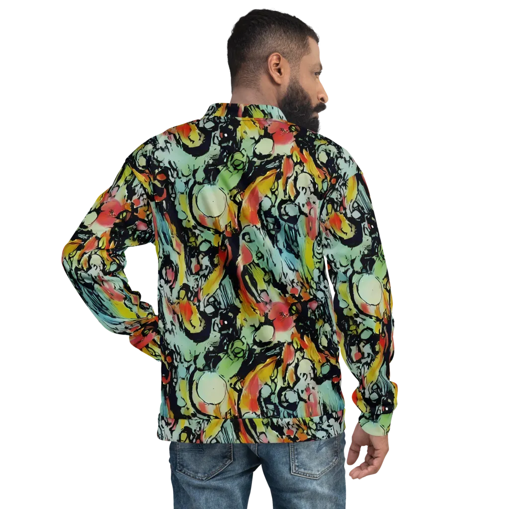 Chromatic Menagerie on Bomber Jacket — Back