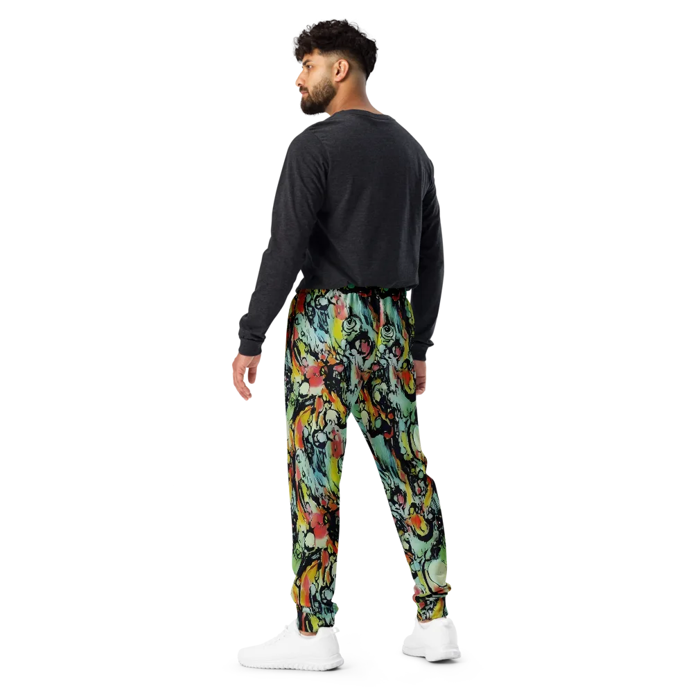 Chromatic Menagerie on Men's Joggers — Back