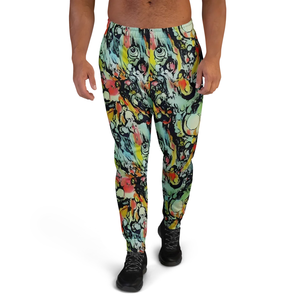 Chromatic Menagerie on Men's Joggers — Front