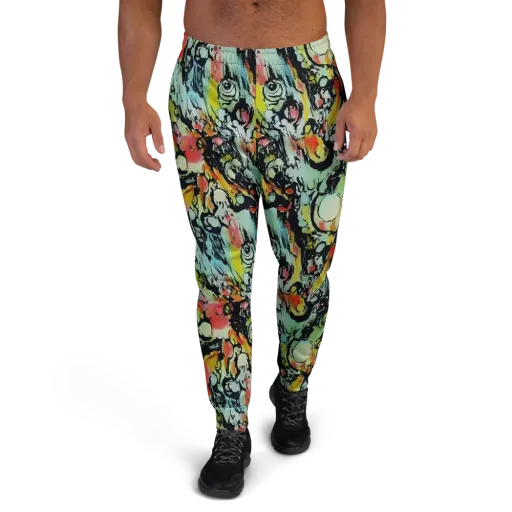 Chromatic Menagerie on a Men's Joggers