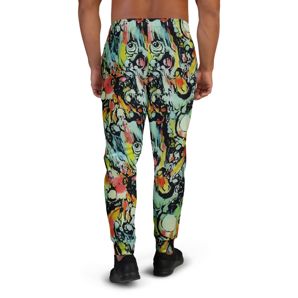 Chromatic Menagerie on Men's Joggers — Back