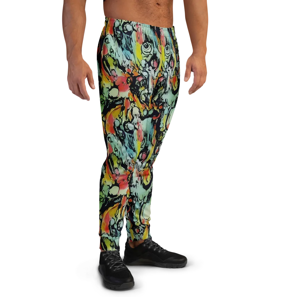 Chromatic Menagerie on Men's Joggers — Right
