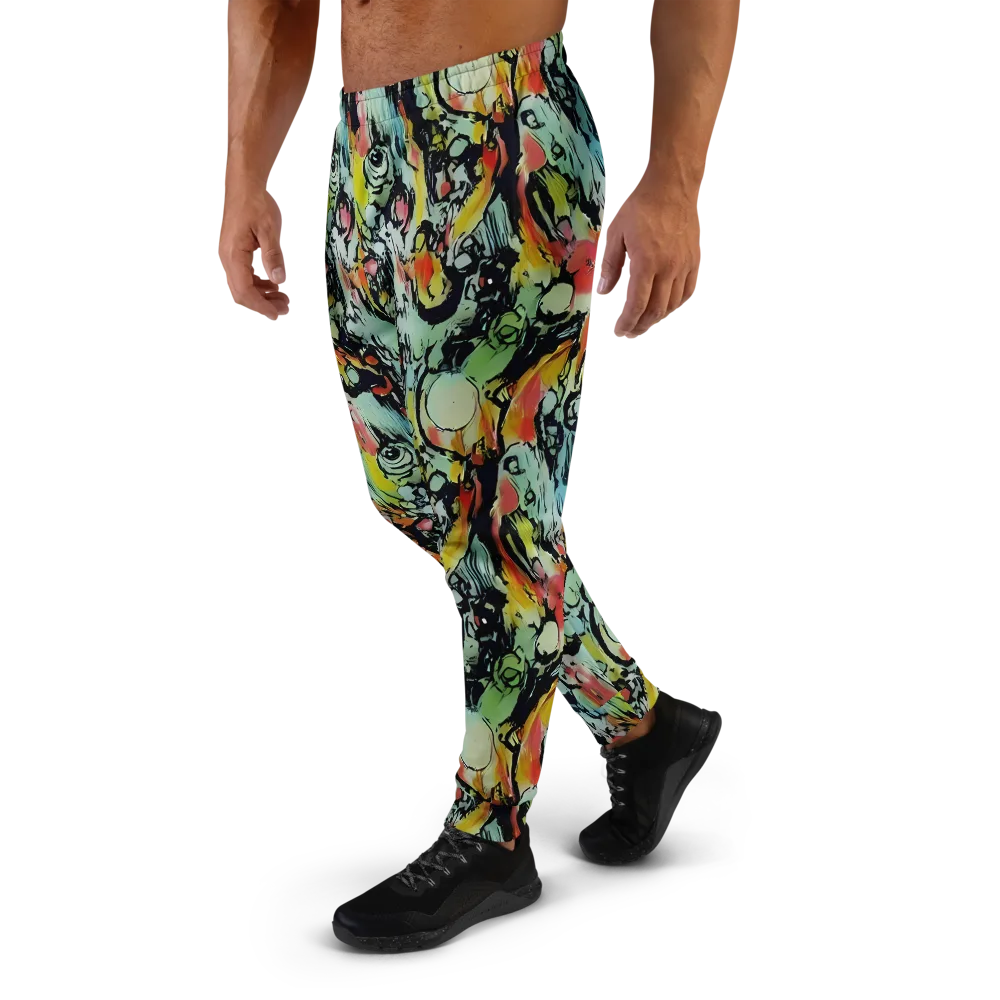 Chromatic Menagerie on Men's Joggers — Left