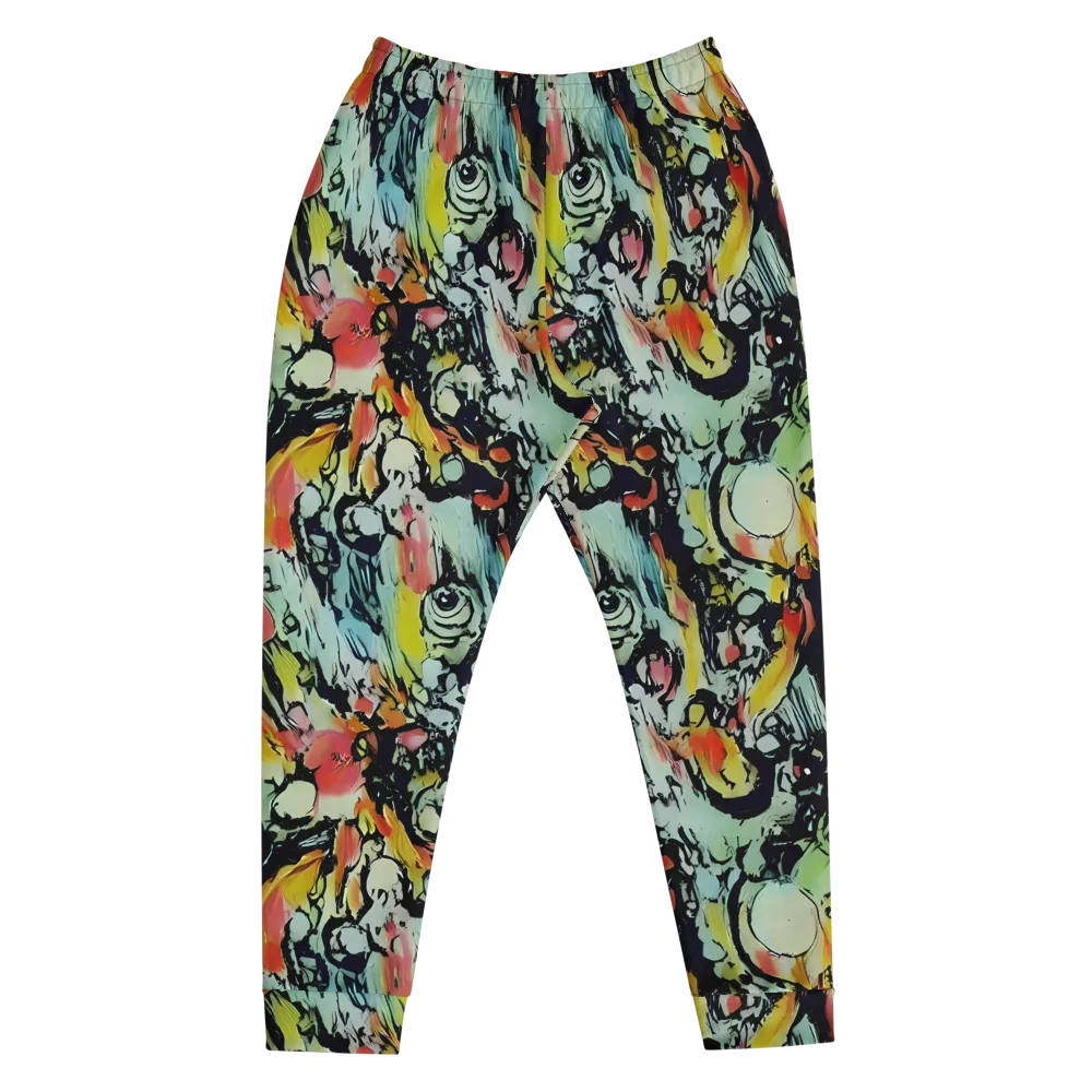 Chromatic Menagerie on Men's Joggers — Front