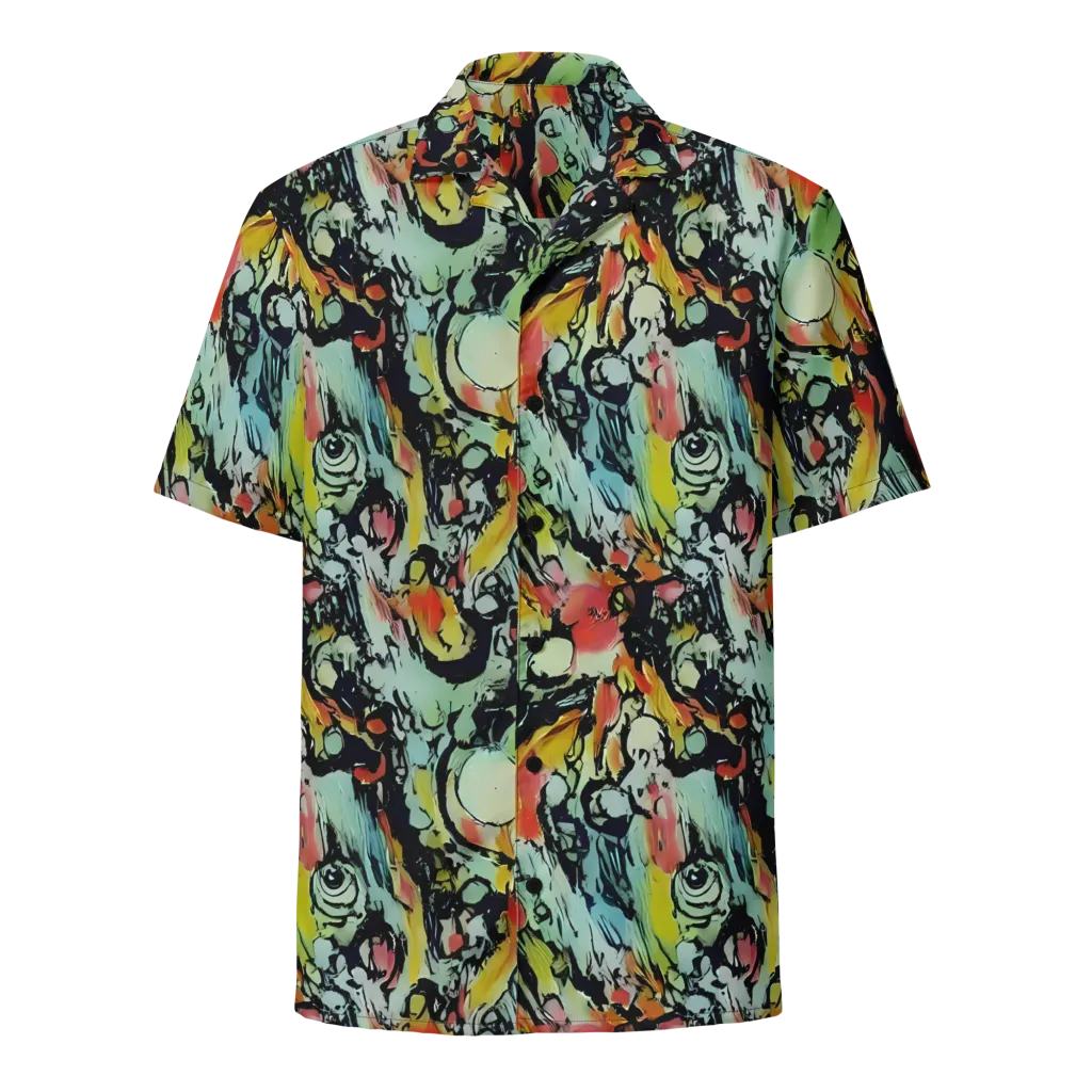 Chromatic Menagerie on Button Shirt — Front