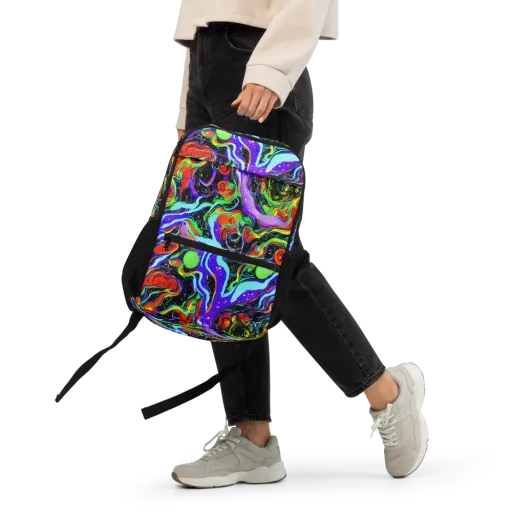Radiant Undertow on a Utility Backpack