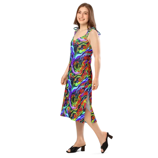 Radiant Undertow on a Slip Dress