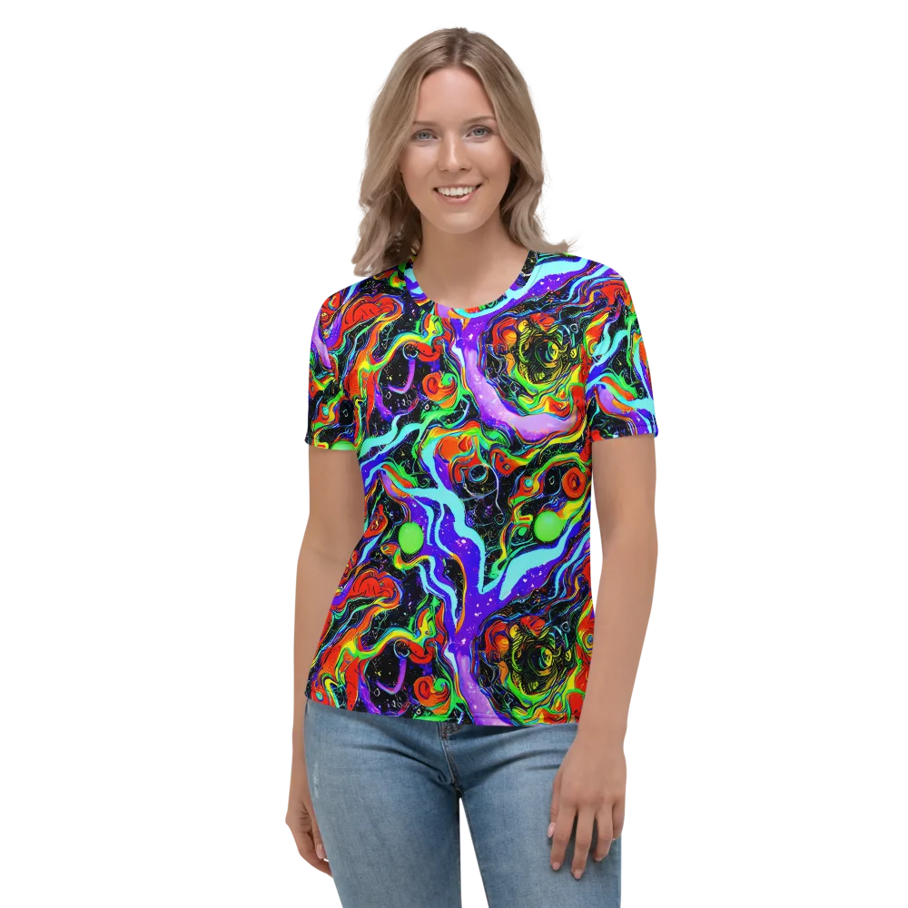 Radiant Undertow on Women's Crew Neck T-Shirt — Front