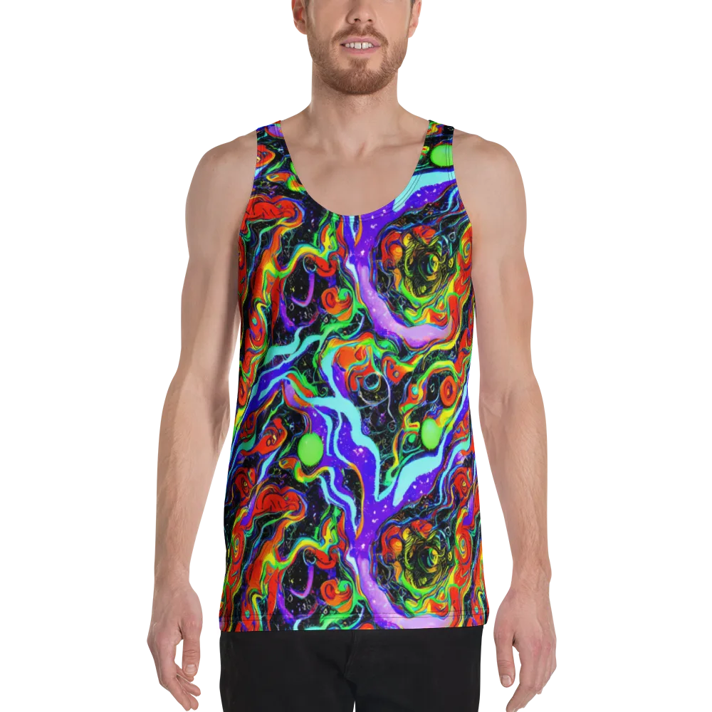 Radiant Undertow on Men's Tank Top — Front