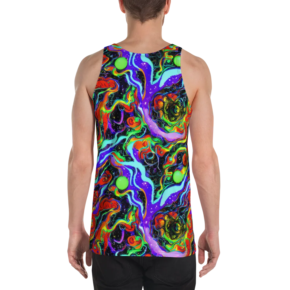 Radiant Undertow on Men's Tank Top — Back