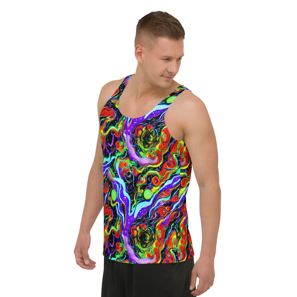 Radiant Undertow on Men's Tank Top — Left Front