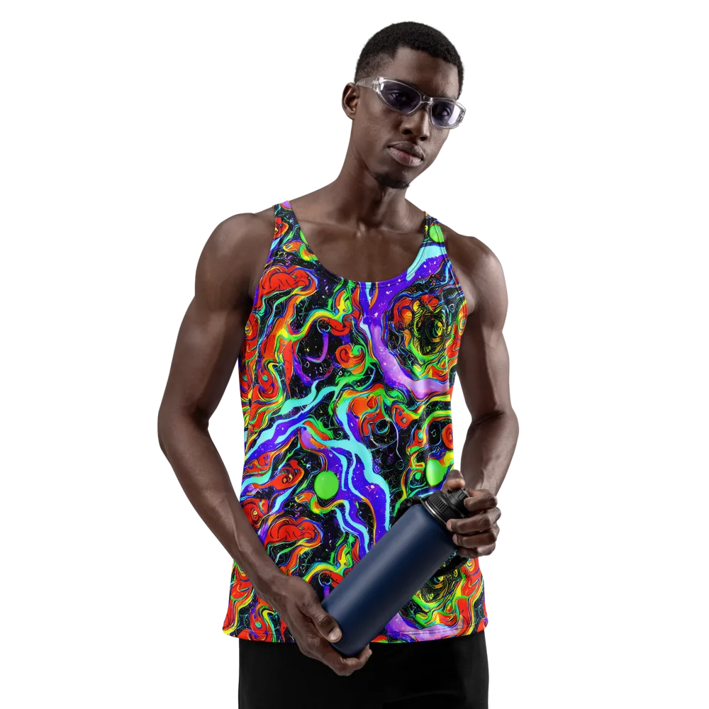 Radiant Undertow on Men's Tank Top — Front