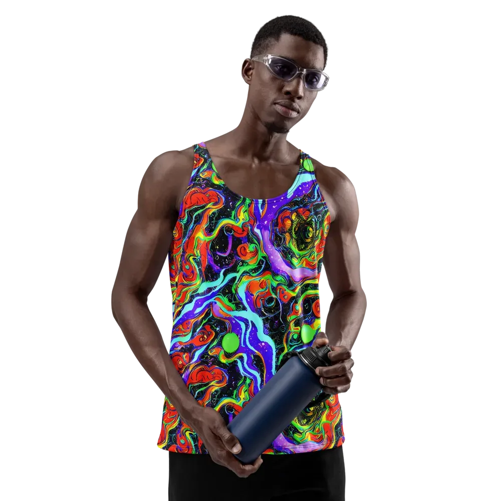 Radiant Undertow on Men's Tank Top — Front