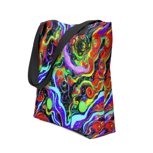 Radiant Undertow on a Tote Bag