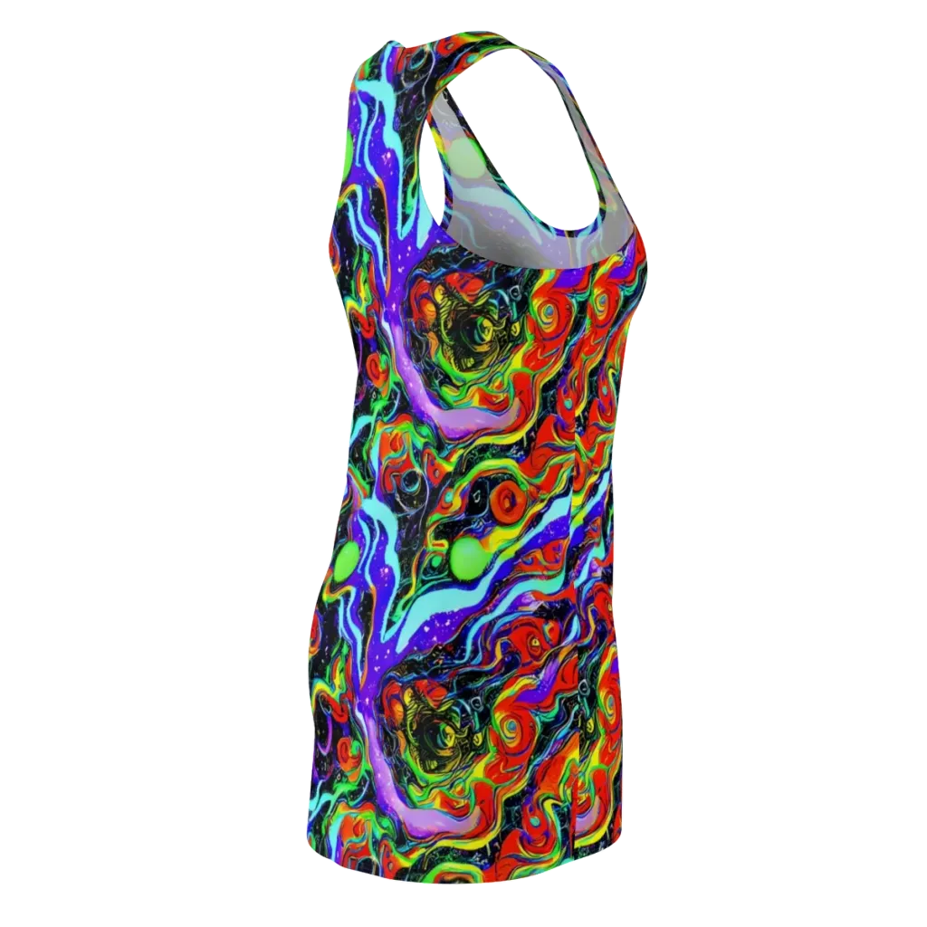 Radiant Undertow on Racerback Dress — Back Side