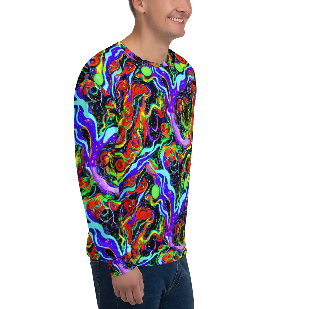 Radiant Undertow on Sweatshirt — Right Front