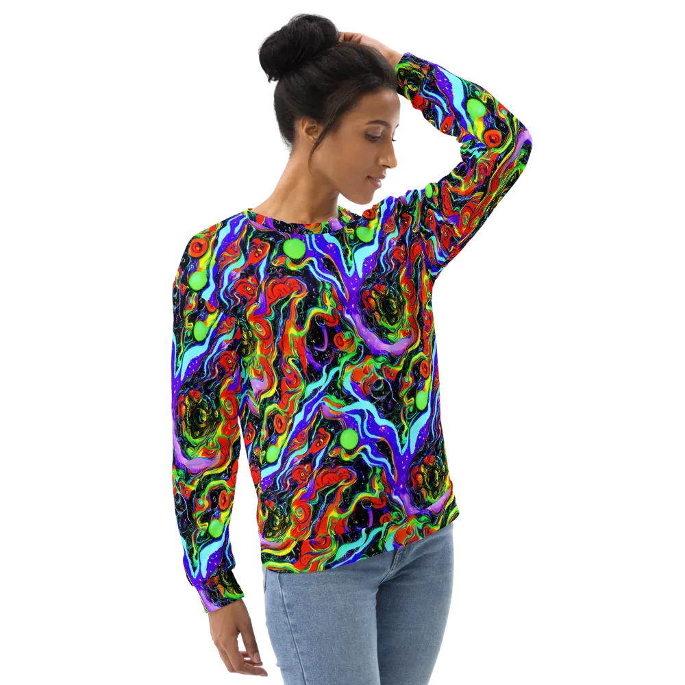 Radiant Undertow on Sweatshirt — Right Front