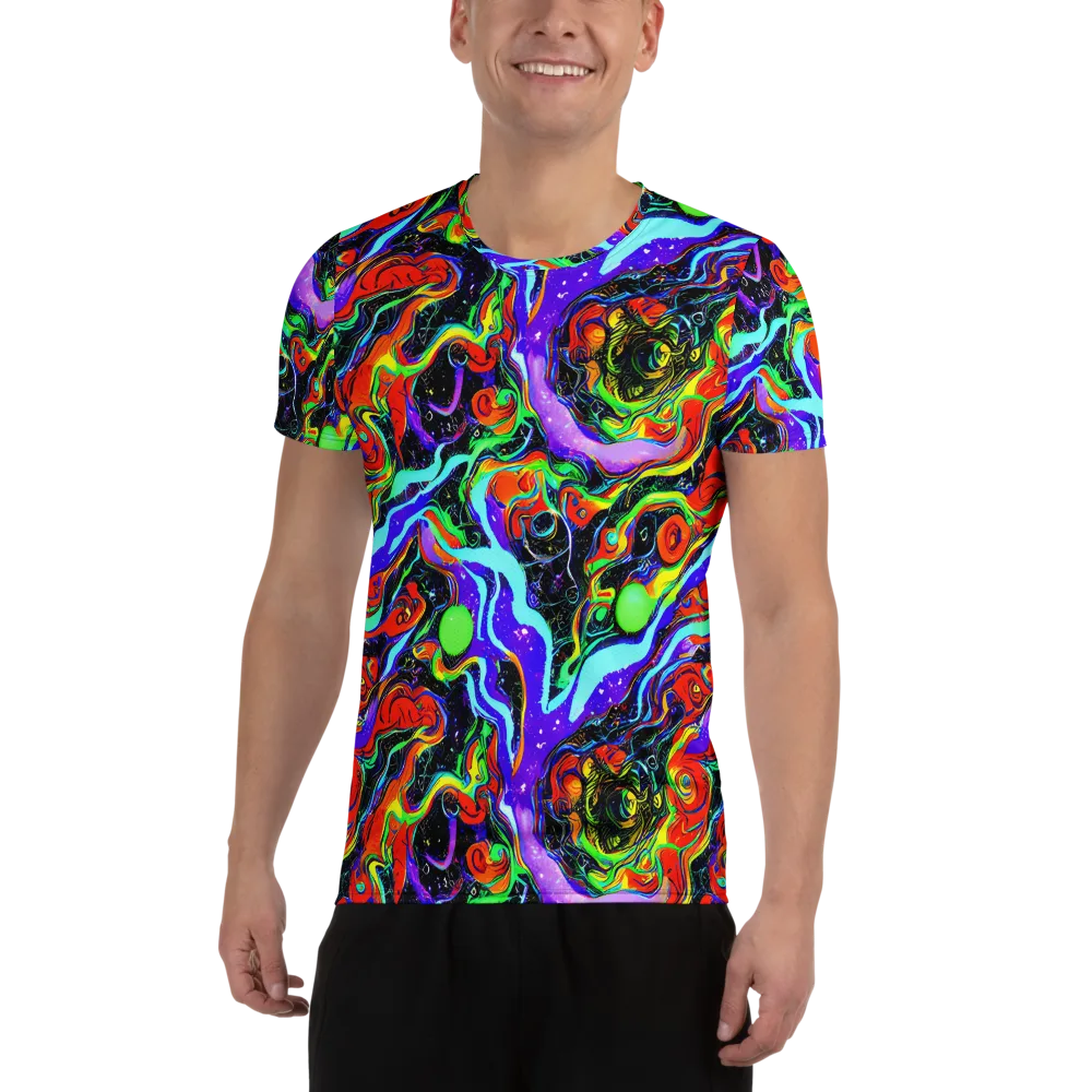 Radiant Undertow on Men's Athletic T-Shirt — Front