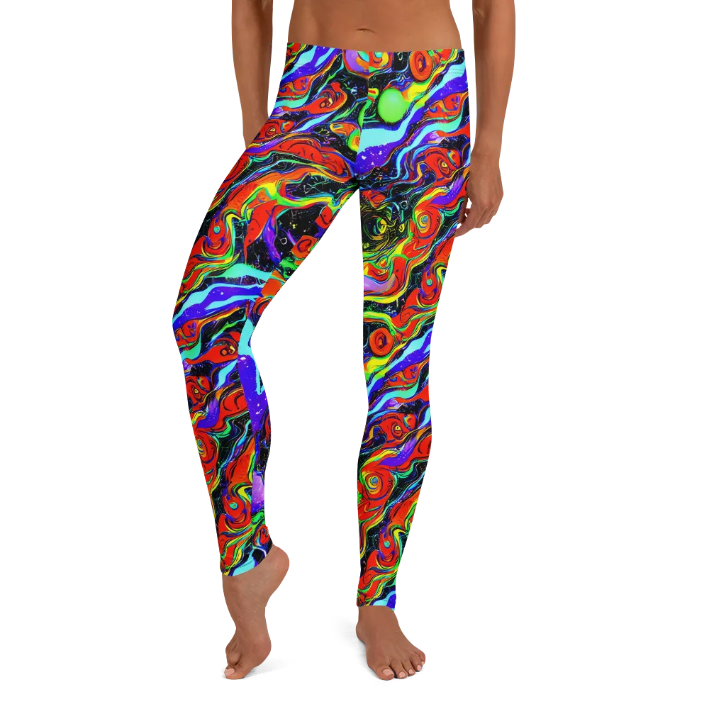 Radiant Undertow on Leggings — Front