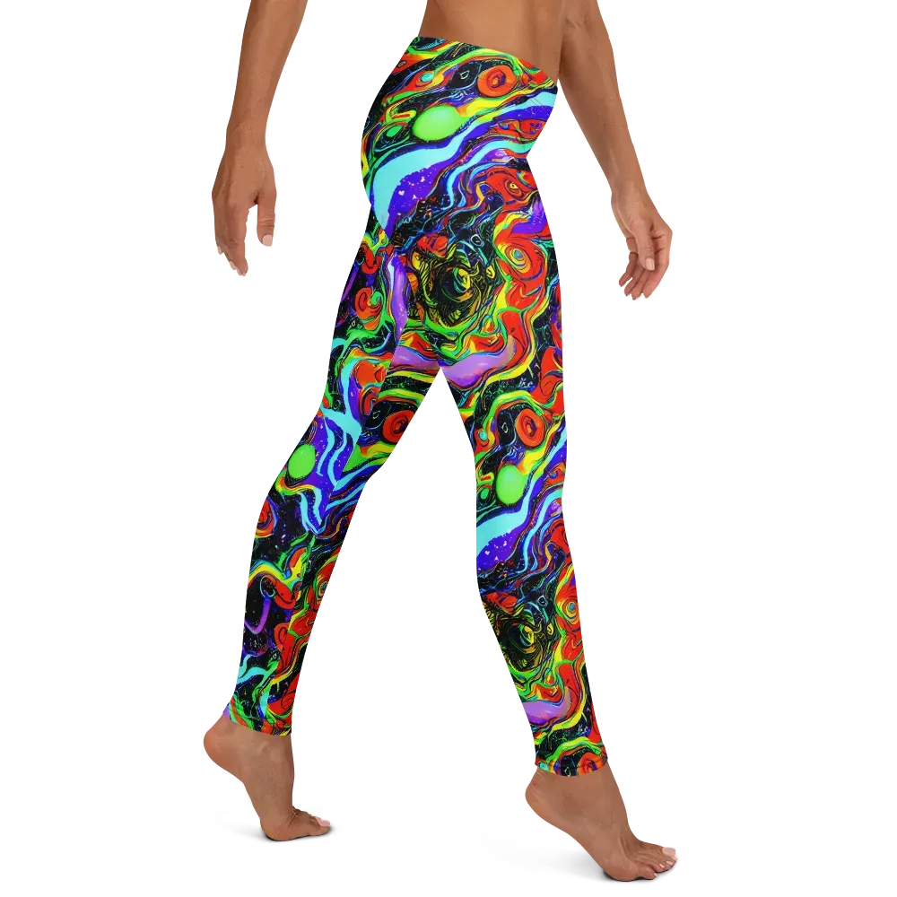 Radiant Undertow on Leggings — Right
