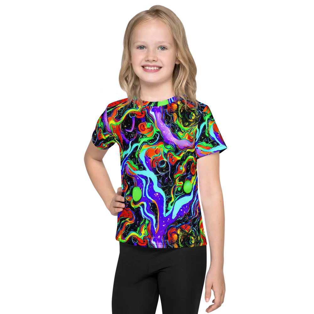 Radiant Undertow on Kids Crew Neck T-Shirt — Front