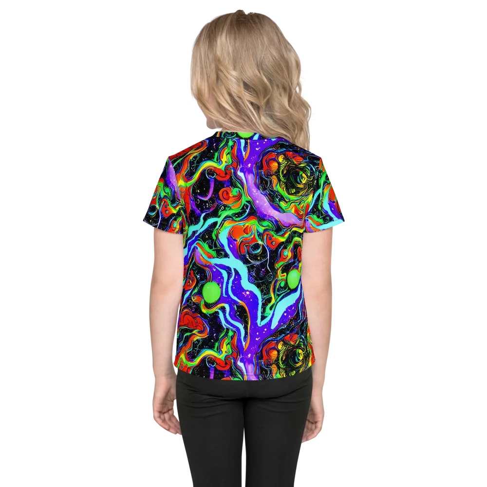 Radiant Undertow on Kids Crew Neck T-Shirt — Back