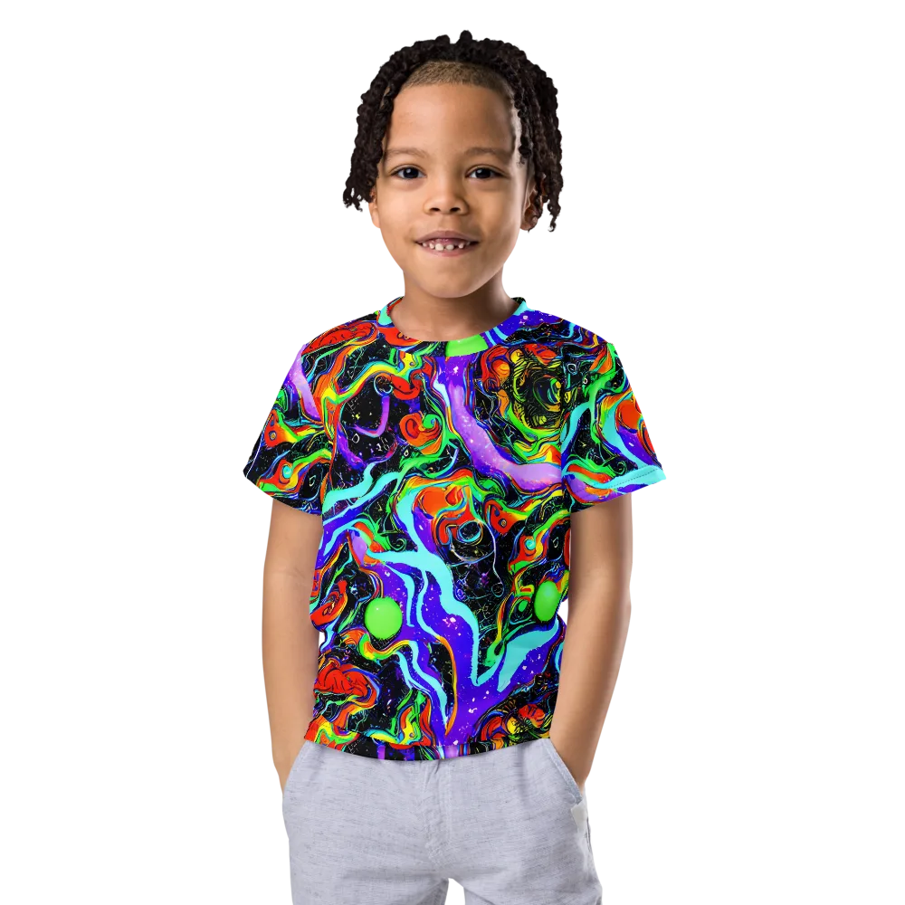 Radiant Undertow on Kids Crew Neck T-Shirt — Front