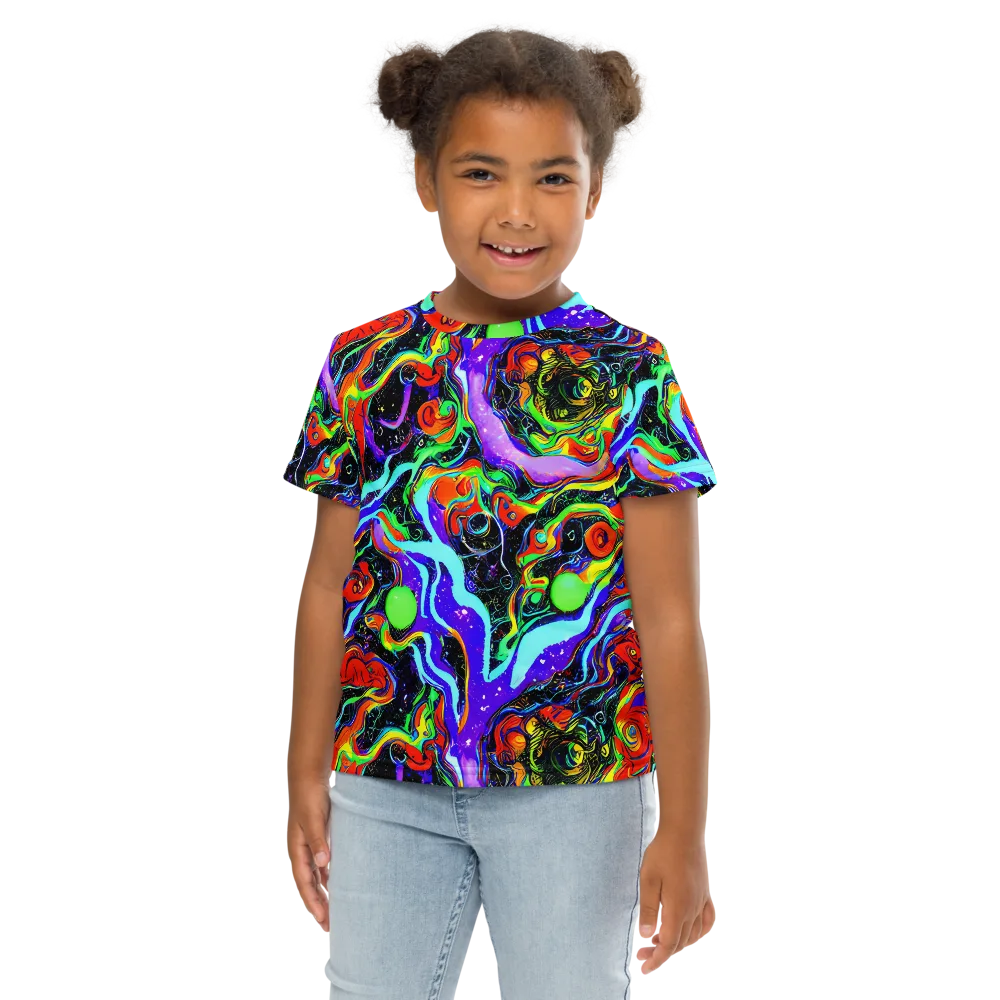 Radiant Undertow on Kids Crew Neck T-Shirt — Front