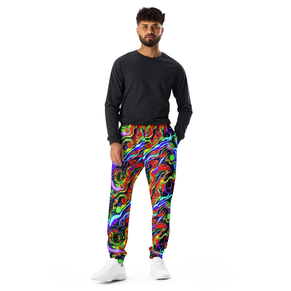 Radiant Undertow on Men's Joggers — Front