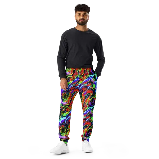 Radiant Undertow on a Men's Joggers