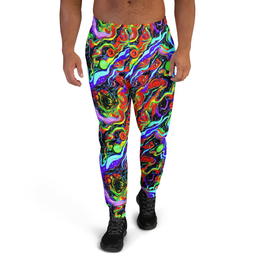 Radiant Undertow on Men's Joggers — Front