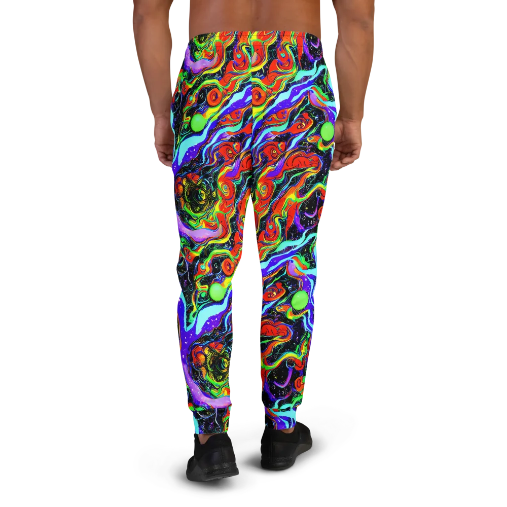 Radiant Undertow on Men's Joggers — Back