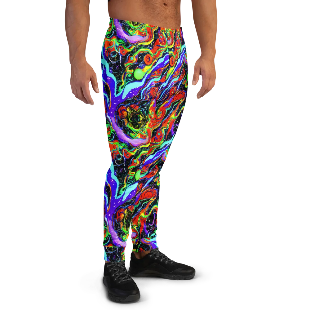 Radiant Undertow on Men's Joggers — Right