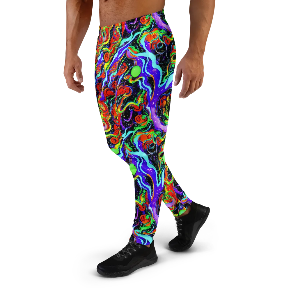 Radiant Undertow on Men's Joggers — Left