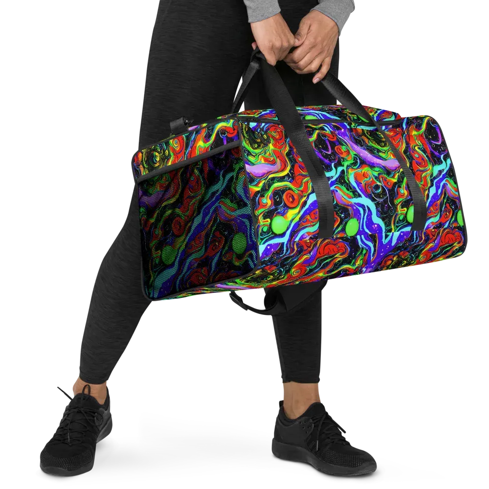 Radiant Undertow on Duffle Bag — Right Front