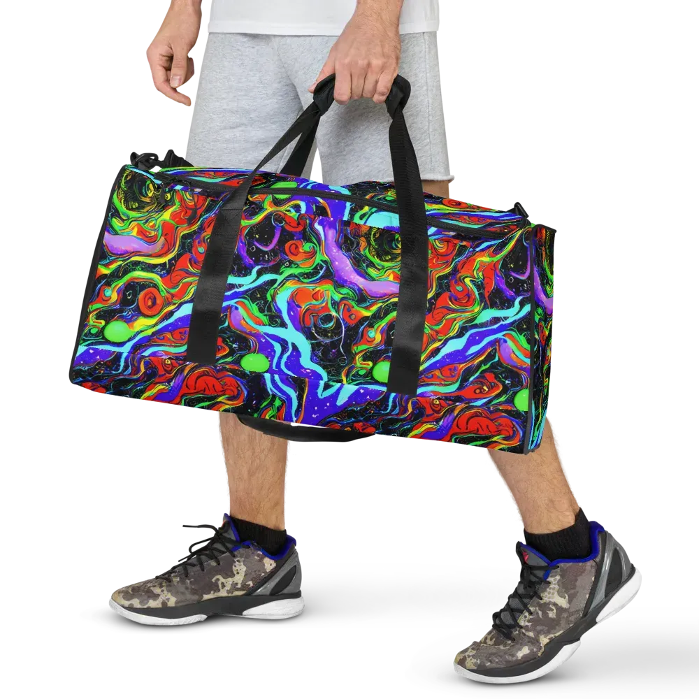 Radiant Undertow on Duffle Bag — Front