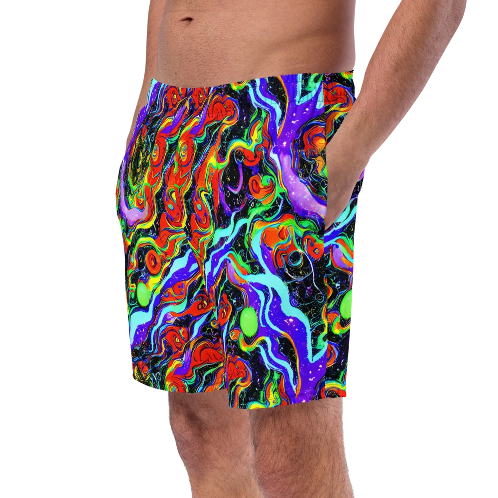 Radiant Undertow on Swim Trunks — Left Front