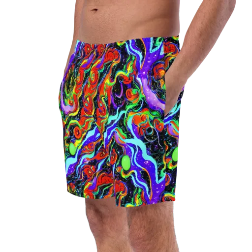 Radiant Undertow on a Swim Trunks