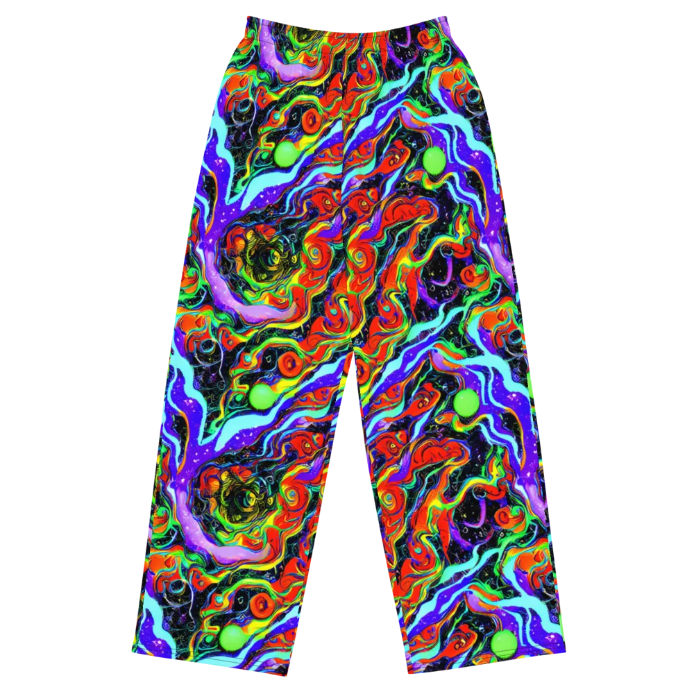 Radiant Undertow on Wide-Leg Pants — Front