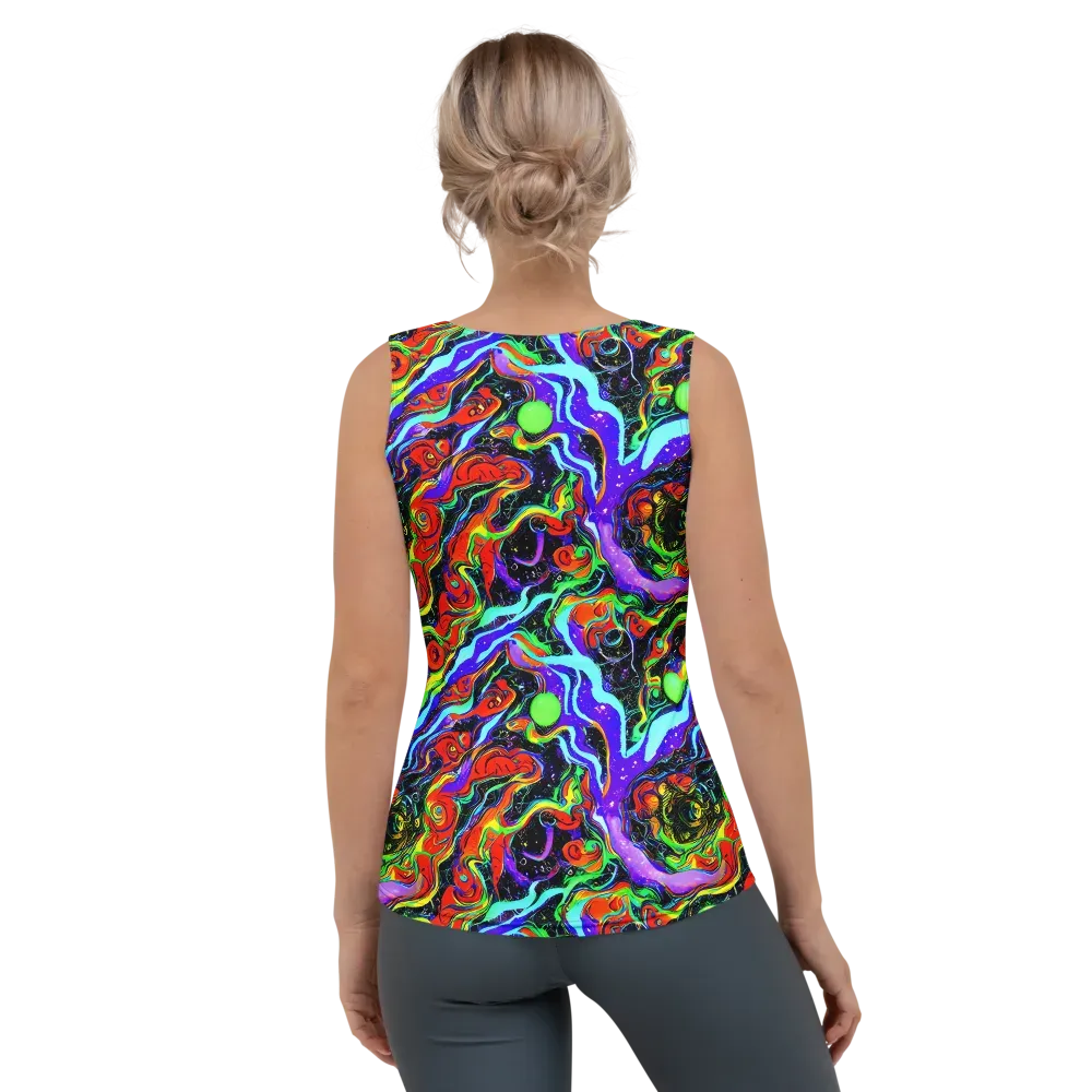Radiant Undertow on Women's Tank Top — Back