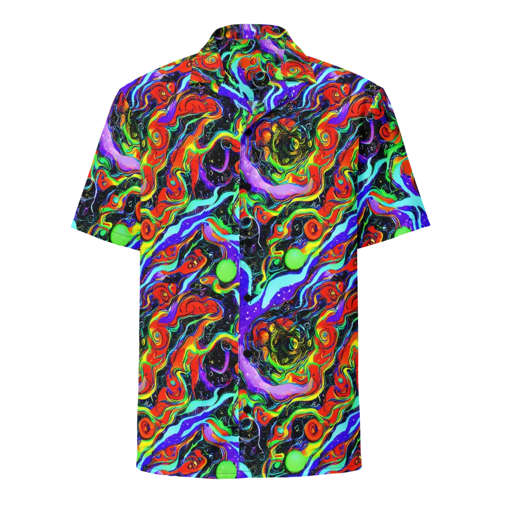 Radiant Undertow on Button Shirt — Front