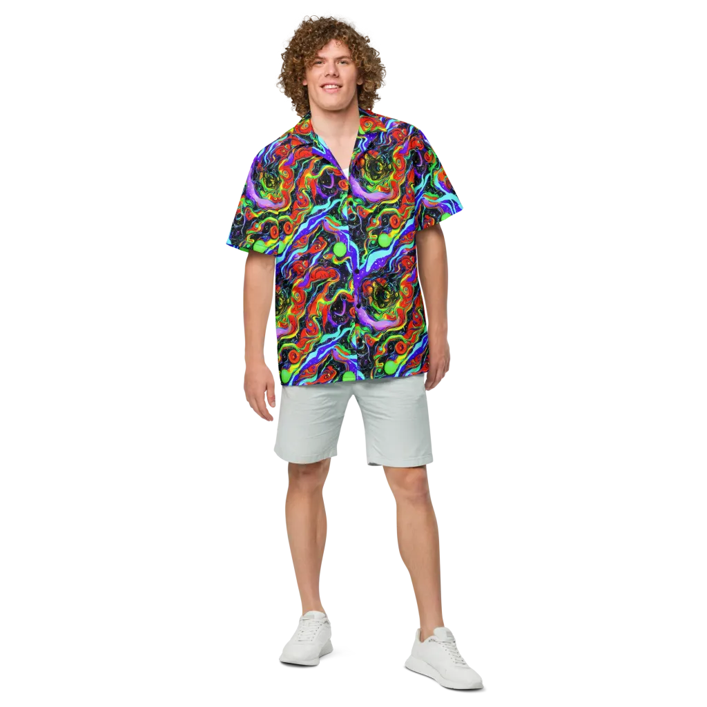 Radiant Undertow on Button Shirt — Front