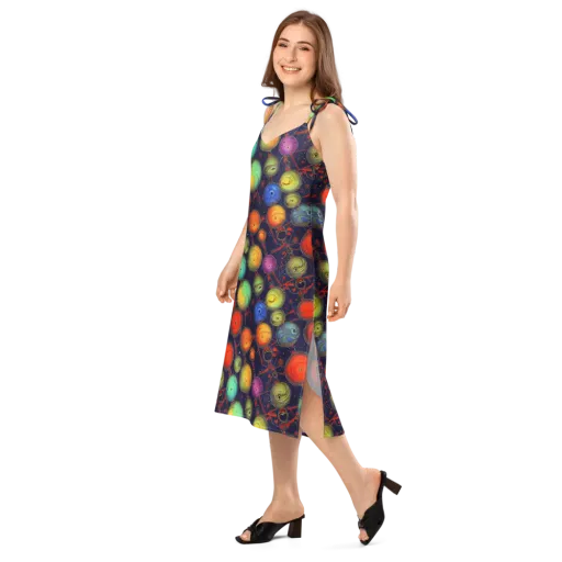 Orbiting Kaleidoscope on a Slip Dress