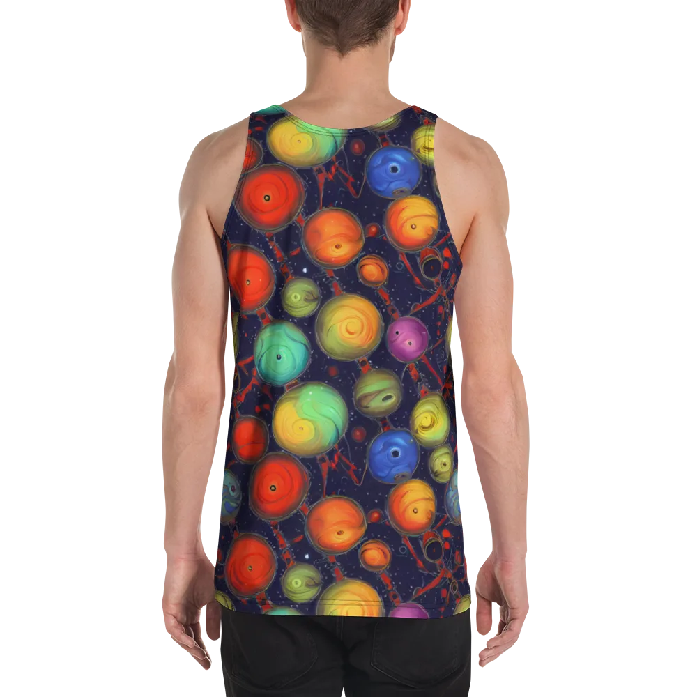 Orbiting Kaleidoscope on Men's Tank Top — Back