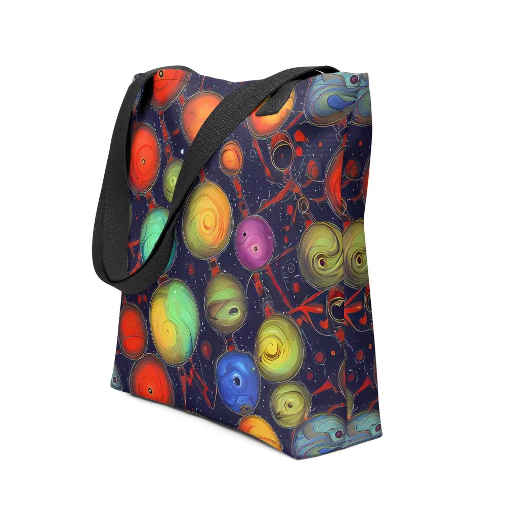 Orbiting Kaleidoscope on Tote Bag — Front
