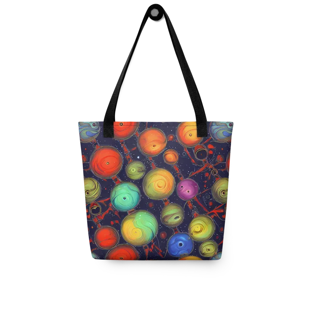 Orbiting Kaleidoscope on Tote Bag — Front