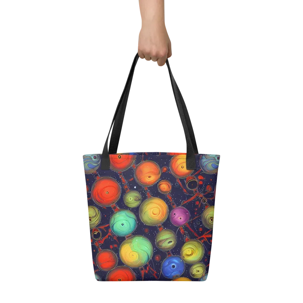 Orbiting Kaleidoscope on Tote Bag — Front