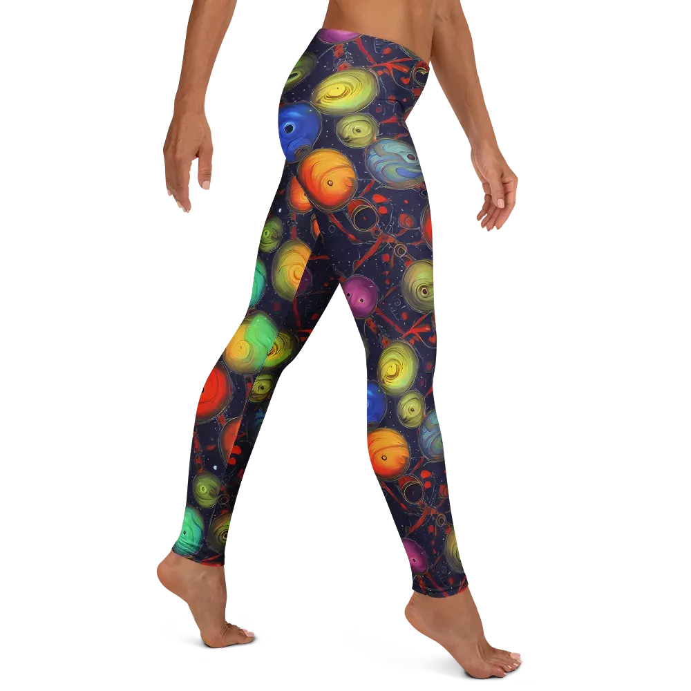 Orbiting Kaleidoscope on Leggings — Right