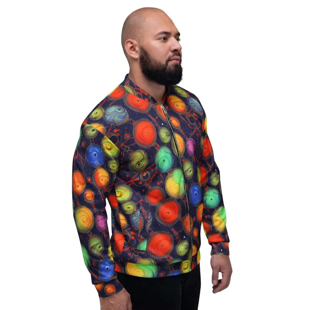 Orbiting Kaleidoscope on Bomber Jacket — Right